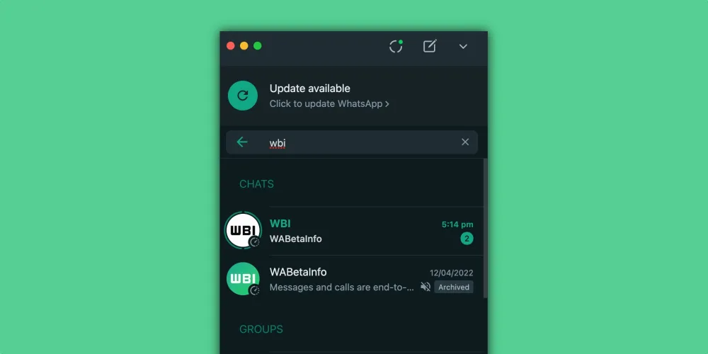 WhatsApp users will soon be able to view status updates in the Chat List