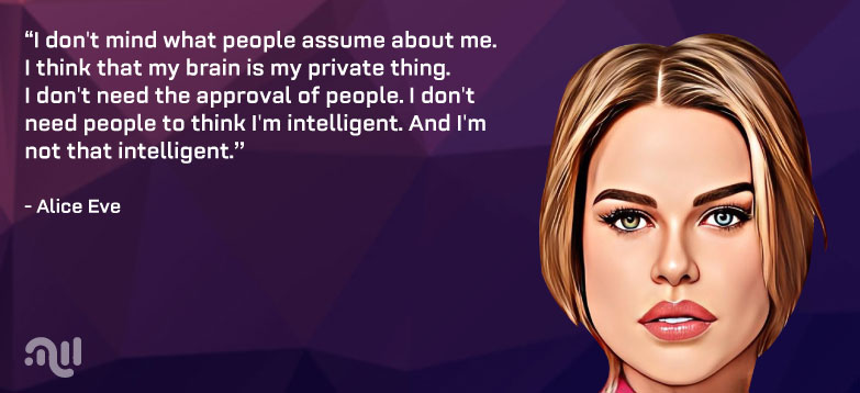 Favorite Quote 2 from Alice Eve 