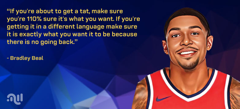 Favourite Quote one from Bradley Beal