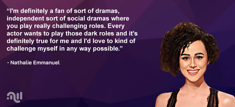 Favorite Quote 2 from Nathalie Emmanuel