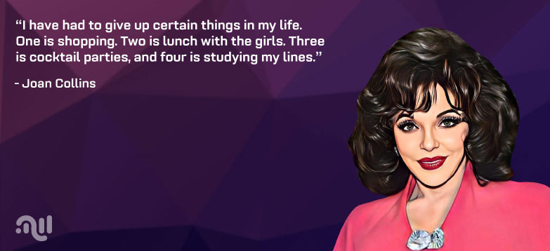 Favorite Quote 5 from Joan Collins