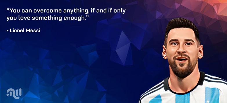 Favorite Quote 1 from Lionel Messi