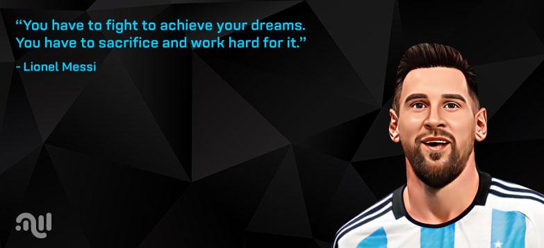 Favorite Quote 7 from Lionel Messi