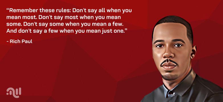 Favorite Quote 5 from Rich Paul