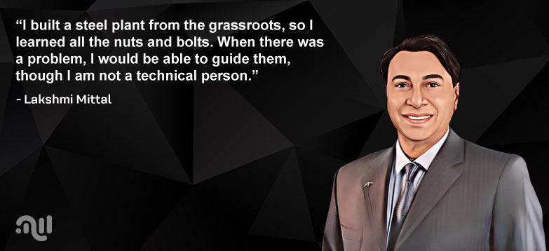 Favorite Quote 4 from Lakshmi Mittal