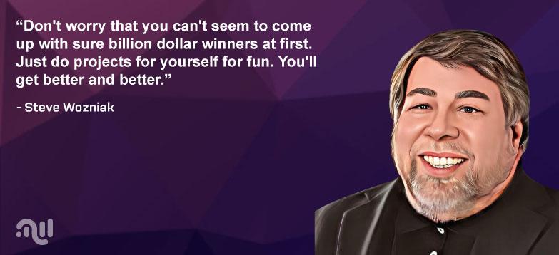 Favourite Quote 4 from Steve Wozniak